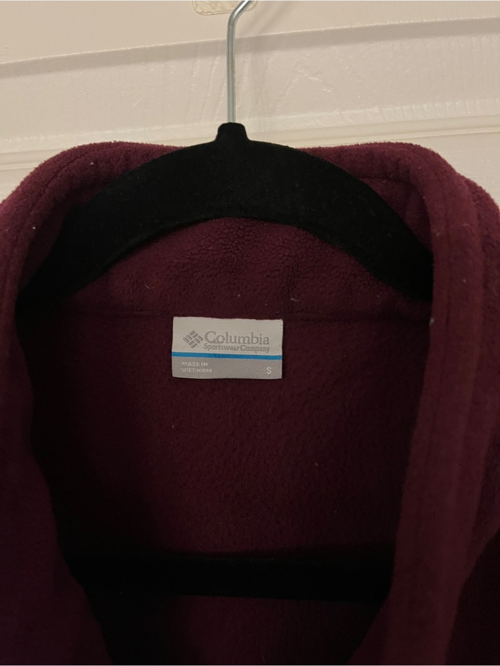 Columbia Women's Full-Zip Teddy Fleece Jacket in Burgundy Size S - Picture 4 of 7